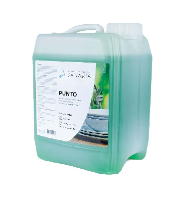 Средство для мытья посуды 5л Sanaria Punto VERDE, высоконцентрированное
