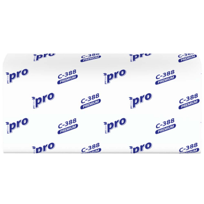 Полотенца бумажные Vслож 3сл 180листов PROtissue Premium/Премиум белые (20шт)
